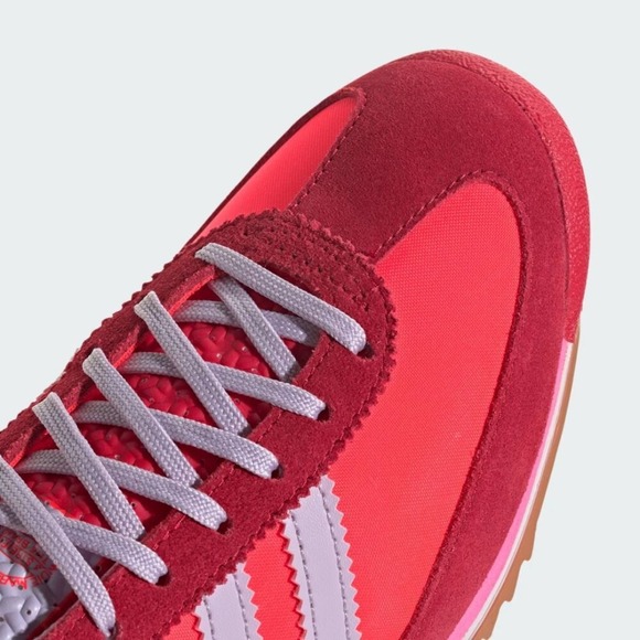 7W - [NEW] Women's adidas SL 72 OG Shoes 'Solar Red' JH7392 - Picture 7 of 11